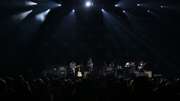 Fans bei Konzert von Tochter — Stockvideo