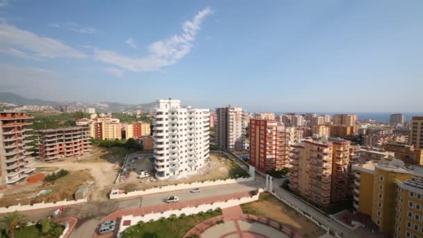 Edifici di costruzione di alberghi — Video Stock