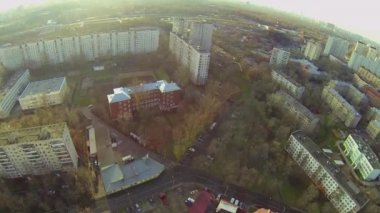 Megalopolis ile konut evleri Panoraması