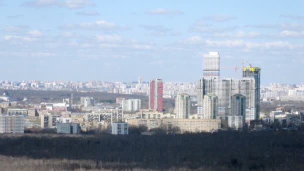 Vista aérea do bairro da cidade — Vídeo de Stock