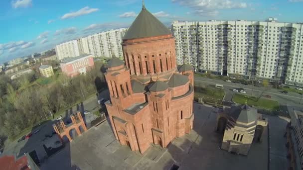 Армянский собор Сурб Хач — стоковое видео