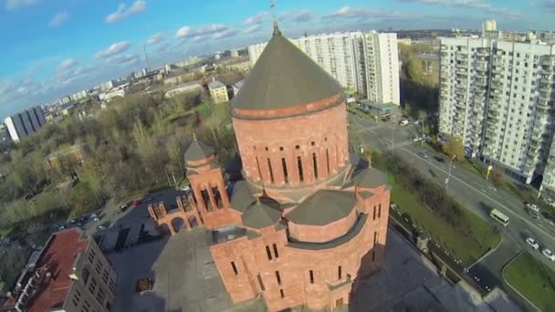 Kathedraal Armeens-apostolische Kerk Surb Khach — Stockvideo