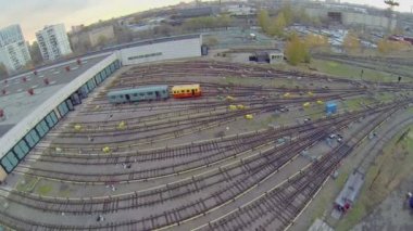 Elektrikli lokomotif römorkörler metro tren