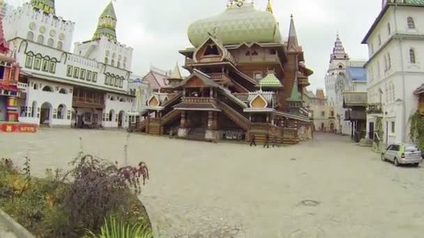 Tower at Kremlin in Izmailovo — Stock Video