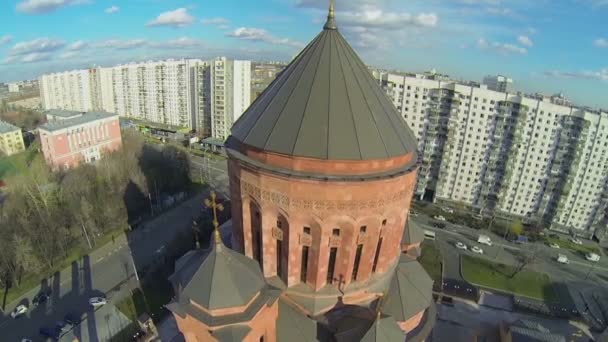 大教堂的亚美尼亚教堂埃卡克 — 图库视频影像