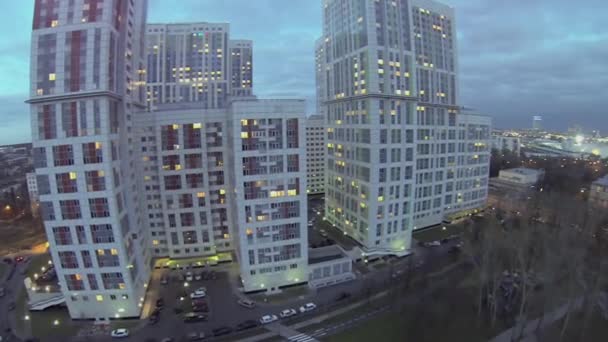 住宅の複雑な Bogorodskiy — ストック動画