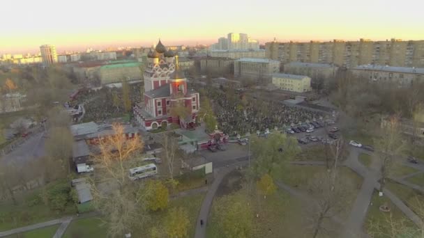 神の母の Tihvinskaya アイコンの大聖堂 — ストック動画