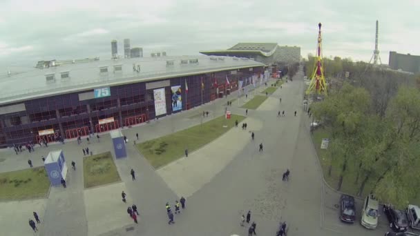 Mosexpo op Russisch Exhibition Center — Stockvideo