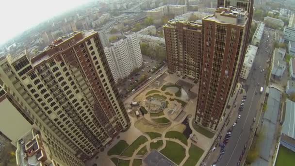 Complejo habitacional Dubrovskaya Sloboda — Vídeo de stock