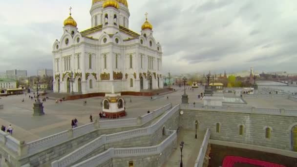 Christus der Erlöser-Kathedrale — Stockvideo