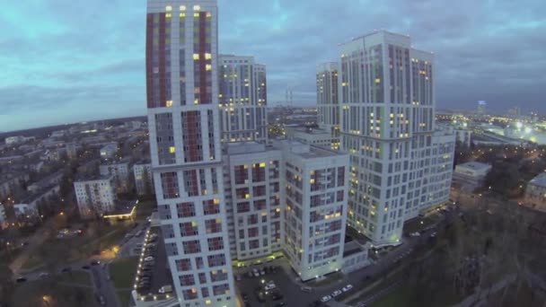 Complejo residencial Bogorodskiy — Vídeo de stock