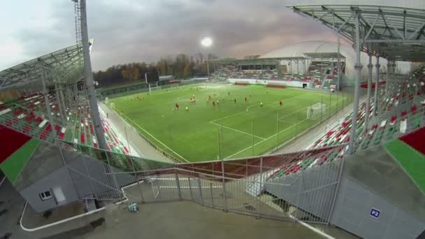 Arena des Lok-Stadions — Stockvideo