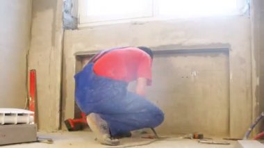 Isıtma radyatör tamir işçileri