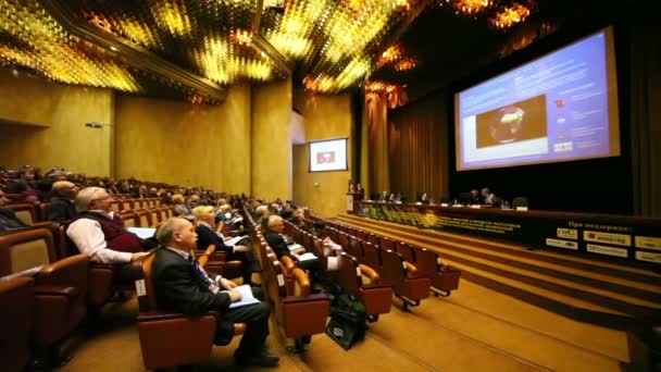 İlk tüm-Rusya bilimsel ve pratik Konferansı — Stok video