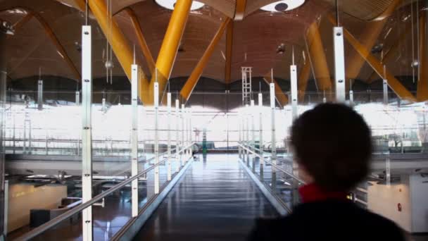 Madrid Barajas repülőtér — Stock videók