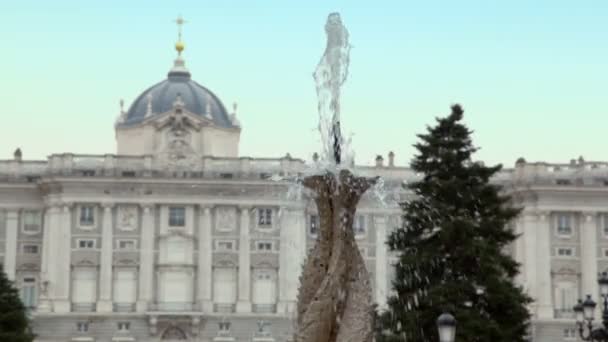 喷泉在庭院里的萨巴蒂尼 — 图库视频影像