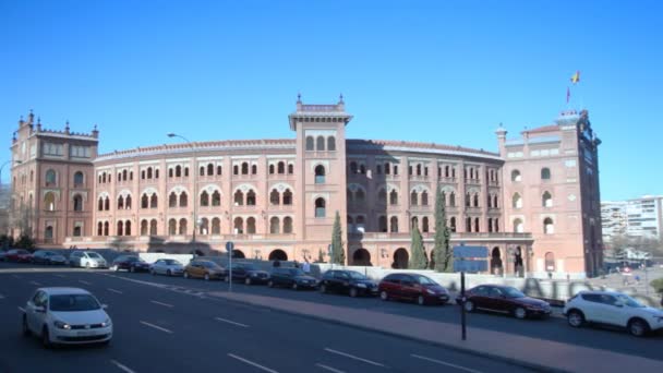 著名的斗牛竞技场广场 del Toros 马德里 — 图库视频影像
