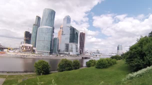 मॉस्को-सिटी का पैनोरमा — स्टॉक वीडियो