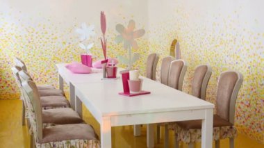 masa ve sandalyeler çocuk Cafe