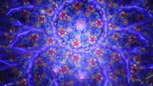 kaléidoscope tourbillonnant de changement de couleur 