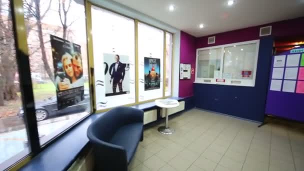 Ticket office in Neva cinema — Stock Video