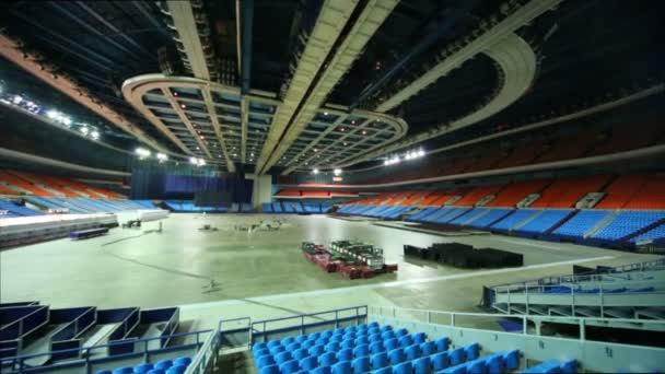 Dentro Olympiysky Sports Complex em Moscou — Vídeo de Stock