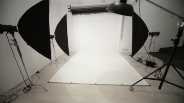 Fotoğrafik donanımlar ve zemin Studio.