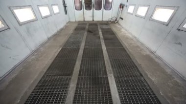 Metal boya püskürtme kabini