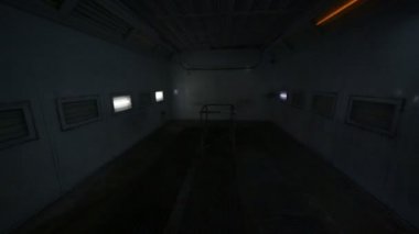 Boya püskürtme kabininde ışık döner