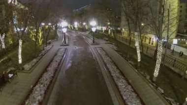 Araba trafik Boulevard fener ile