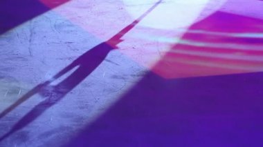 Arkasında Purple shadow kız Artistik Patinaj