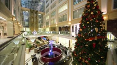 Moskova'daki Nikolskaya Plaza'nın iç kısmı, Rusya Federasyonu.