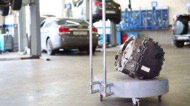 Özel tramvayda araba detayı