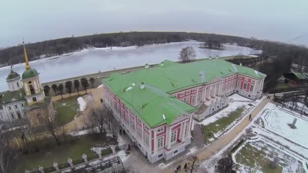 Kompleks museum-estate Kuskovo — Stok Video