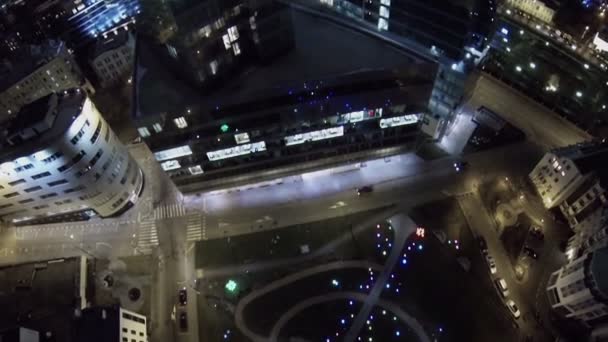 Paisaje urbano con centro de oficinas Legenda Cvetnogo — Vídeos de Stock