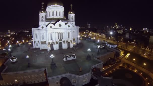 Το κτίσμα του καθεδρικού ναού του Σωτήρος Χριστού — Αρχείο Βίντεο