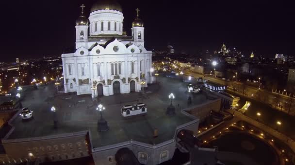 Edifício da Catedral de Cristo Salvador — Vídeo de Stock