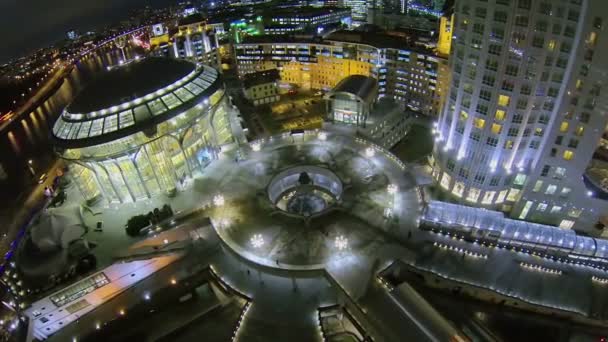 Plaza cerca de Casa de la Música — Vídeos de Stock