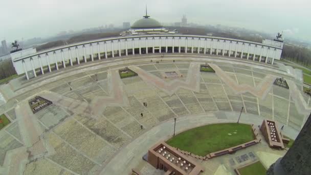 Центральный музей Великой Отечественной войны — стоковое видео