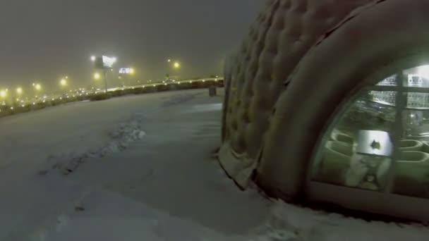 Hangars Snowbound pour hélicoptères — Video