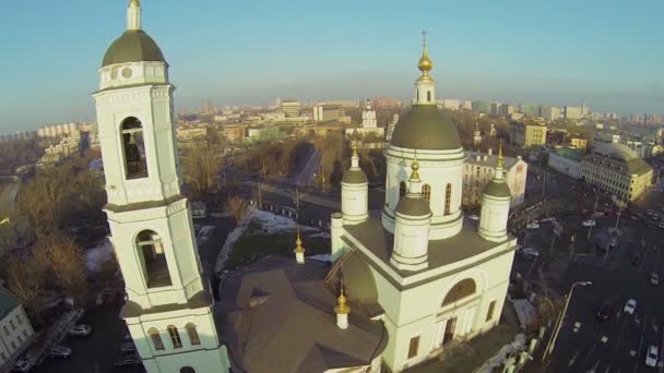 Храм Святого Сергея Радонежского — стоковое видео
