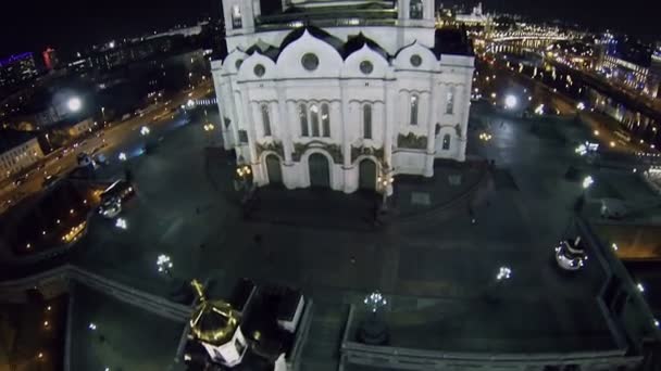 Capilla cerca de la Catedral de Cristo Salvador — Vídeos de Stock