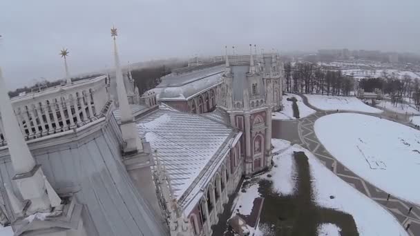 Catharinapaleis in tsaritsyno — Stockvideo