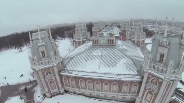 Palace complex of Catherine in Tsaritsyno — Stock Video