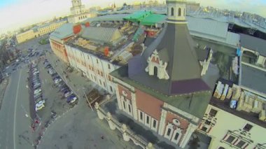 Kazansky tren istasyonunun çatı refit