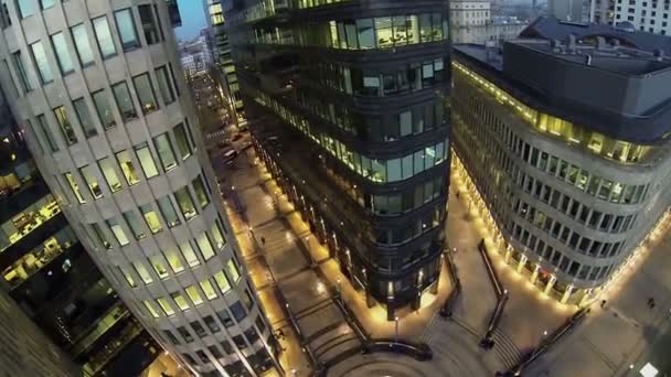 Wolkenkrabbers van Office Centre White Square — Stockvideo