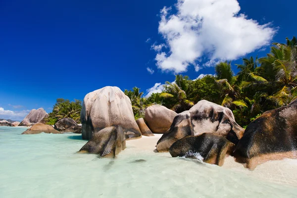 Stranden anse Source d'Argent — Stockfoto