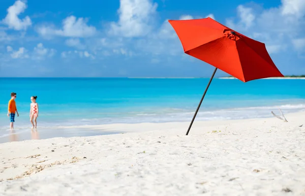 카리브 해에서 목가적인 해변 — 스톡 사진