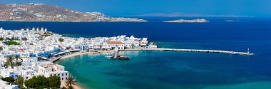 Mykonos island Greece clipart