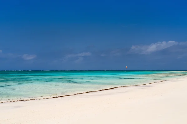 Idyllischer strand an der karibik — Stockfoto